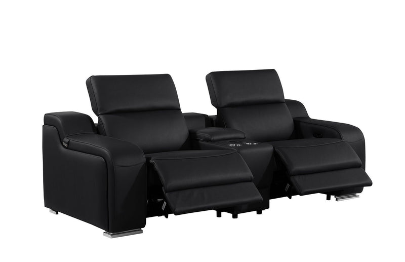 1116 - 7-Piece Modular Power Reclining Sofa, Loveseat & Chair Set In With 6 Power Recliners & Power Headrests