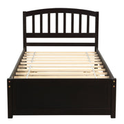 Platform Bed Wood Bed Frame With Trundle - R&R Furniture Gallery (Fountain Valley, CA)