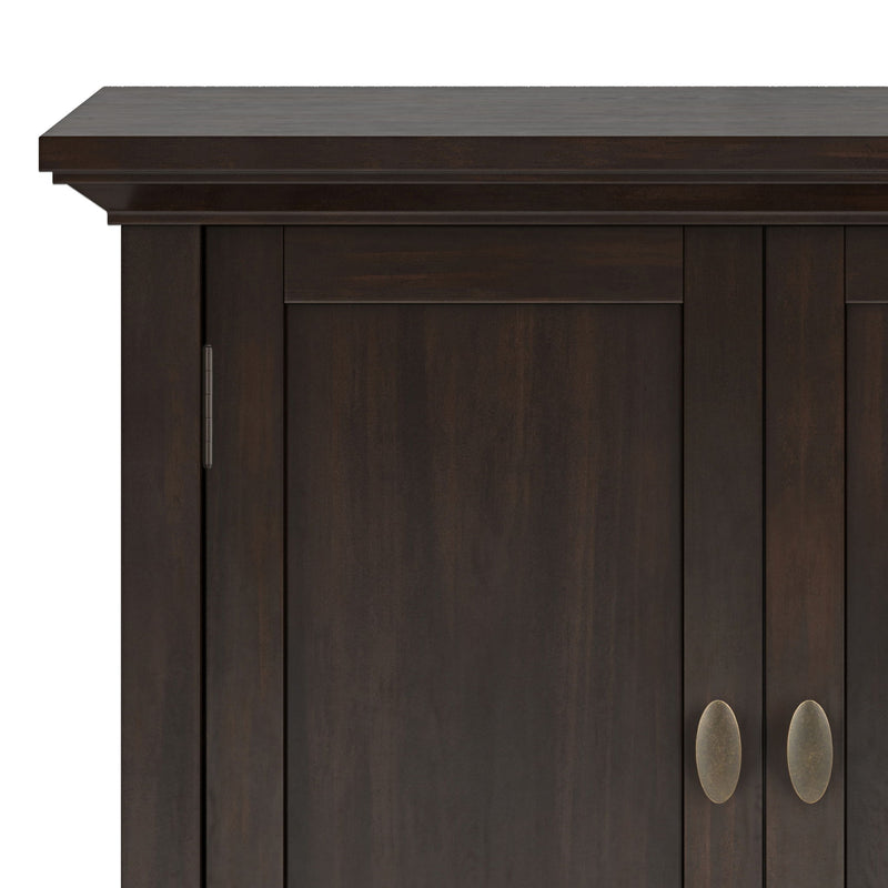 Redmond - Low Storage Cabinet - Brunette Brown - R&R Furniture Gallery (Fountain Valley, CA)