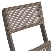 Bistro Foldable Chair With Wicker Backrest - R&R Furniture Gallery (Fountain Valley, CA)