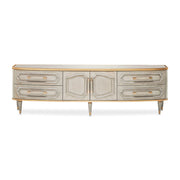 St. Charles - Media Cabinet - Dove Gray - R&R Furniture Gallery (Fountain Valley, CA)