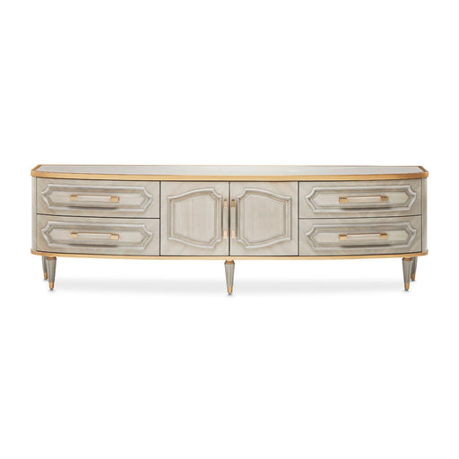 St. Charles - Media Cabinet - Dove Gray - R&R Furniture Gallery (Fountain Valley, CA)