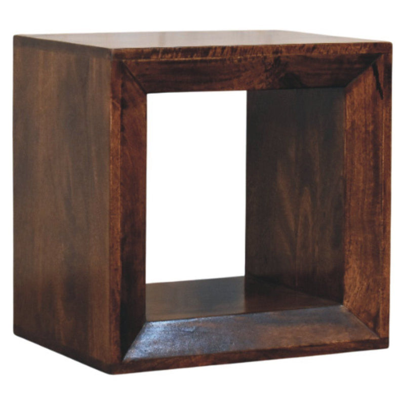 Solis - Open Side Table - Brown - R&R Furniture Gallery (Fountain Valley, CA)