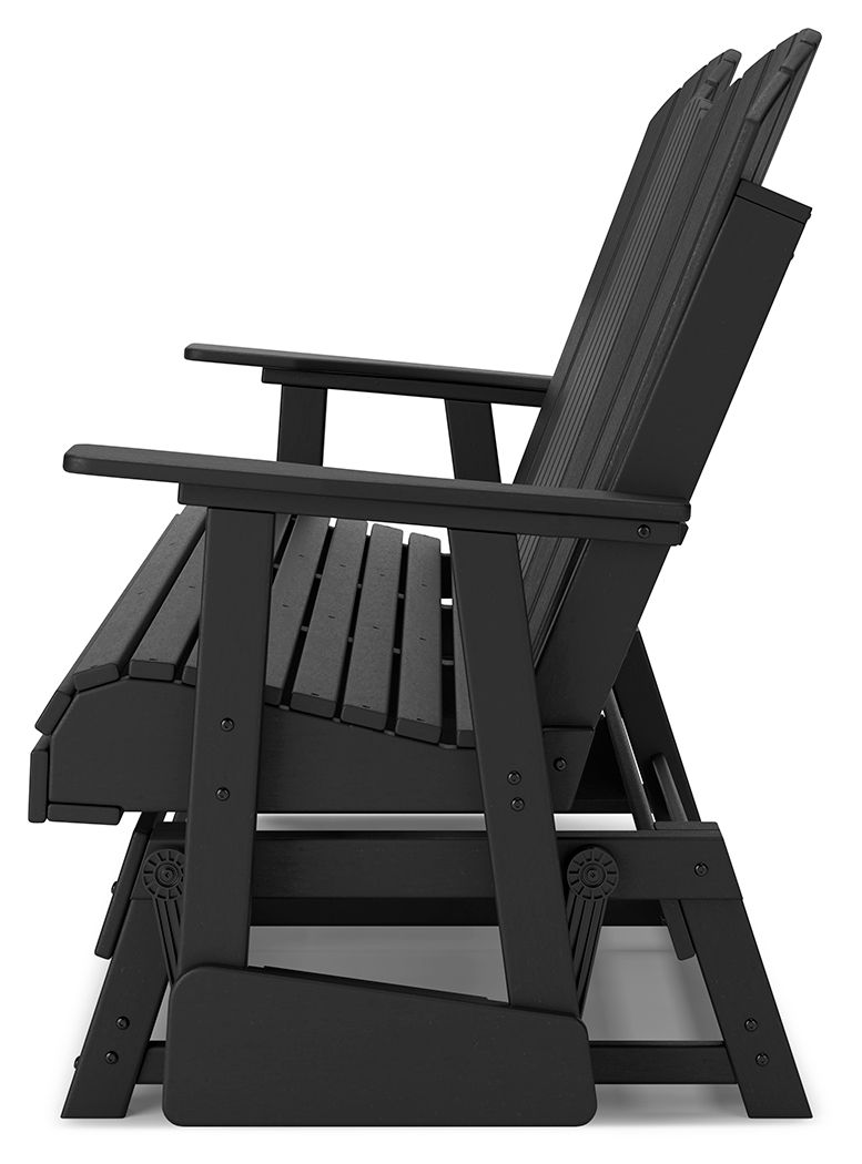 Hyland Wave - Glider Loveseat - R&R Furniture Gallery (Fountain Valley, CA)