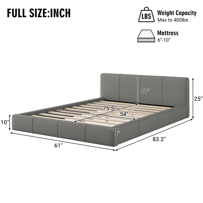 Stylish Upholstered Bed With Birch Wood Frame - R&R Furniture Gallery (Fountain Valley, CA)