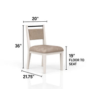Rope Back Chair - Beige / Carmel - R&R Furniture Gallery (Fountain Valley, CA)