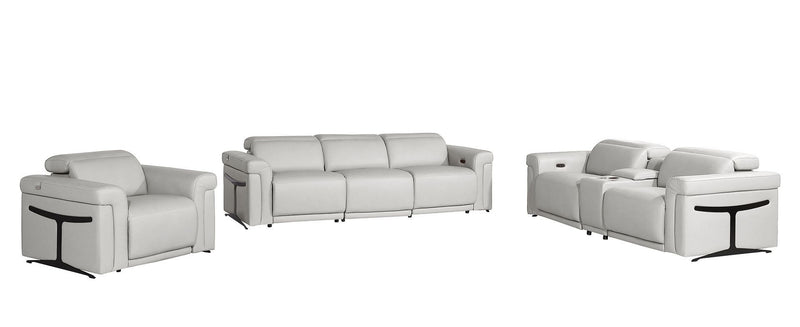 1126 - 7-Piece Modular Power Reclining Sofa, Loveseat & Chair Set In With 6 Power Recliners & Power Headrests