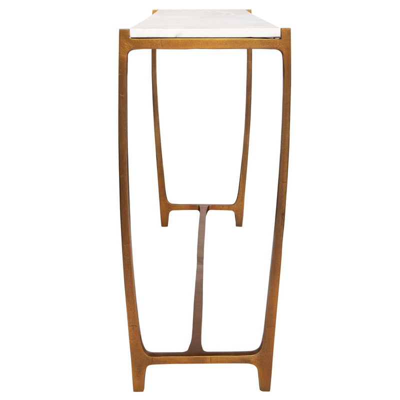 Affinity - Marble Console Table - White
