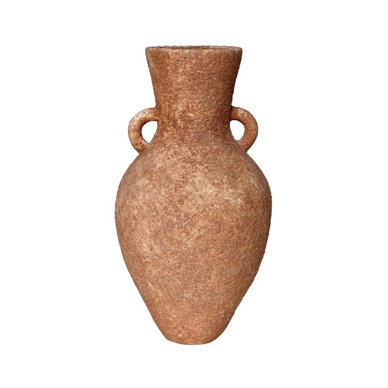 Earthenware - Roman Vase With Handles - Terracotta - R&R Furniture Gallery (Fountain Valley, CA)