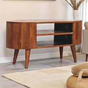 Cortez - Media Unit - Chestnut - R&R Furniture Gallery (Fountain Valley, CA)