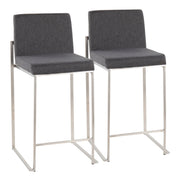 Lumi Source Fuji contemporary high back counter stool with functional design, featuring a sleek modern style and comfortable seating.