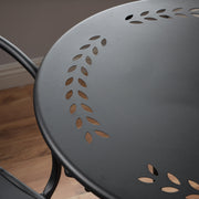 Ambrosia - 3 Piece Bistro Set With Leaf Motifs Top And Seat - R&R Furniture Gallery (Fountain Valley, CA)