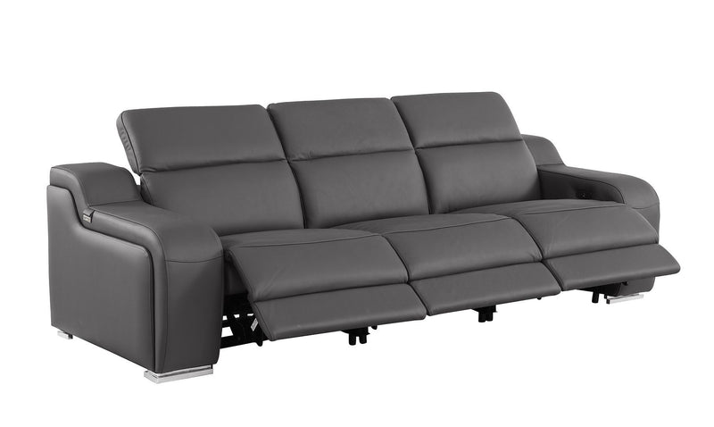 1116 - 7-Piece Modular Power Reclining Sofa, Loveseat & Chair Set In With 6 Power Recliners & Power Headrests