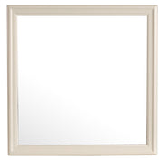 Traditional wall mirror from Glory Furniture with a sleek frame, ideal for enhancing any space with reflective elegance.