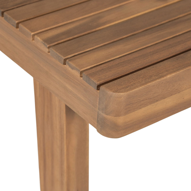 Outdoor Dining Table With Slatted Top, Ideal For Patio - R&R Furniture Gallery (Fountain Valley, CA)
