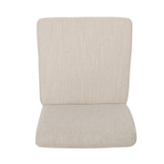 Contemporary Noble House dining chair with upholstered seat and tapered wooden legs, part of a stylish chair set.