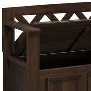 Amherst - Compact Entryway Storage Bench - R&R Furniture Gallery (Fountain Valley, CA)