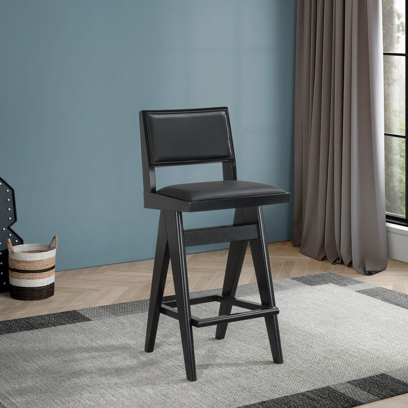 Keira - Bar Stool (Set of 2) - Black - R&R Furniture Gallery (Fountain Valley, CA)