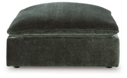 Carriage View - Oversized Accent Ottoman - Jade - R&R Furniture Gallery (Fountain Valley, CA)
