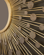 Morwenna - Accent Mirror - Bronze / Gold Finish - R&R Furniture Gallery (Fountain Valley, CA)