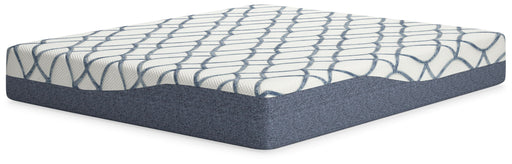 12 Inch Chime Elite 2.0 - California King Mattress - White / Blue - R&R Furniture Gallery (Fountain Valley, CA)