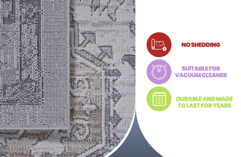 Marfi - 6' X 9' Oriental Area Rug - Ivory