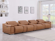 9762 - 7-Piece Modular Power Reclining Sofa With 4 Power Recliners - R&R Furniture Gallery (Fountain Valley, CA)