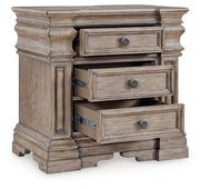 Blairhurst - Three Drawer Night Stand - Light Grayish Brown - R&R Furniture Gallery (Fountain Valley, CA)