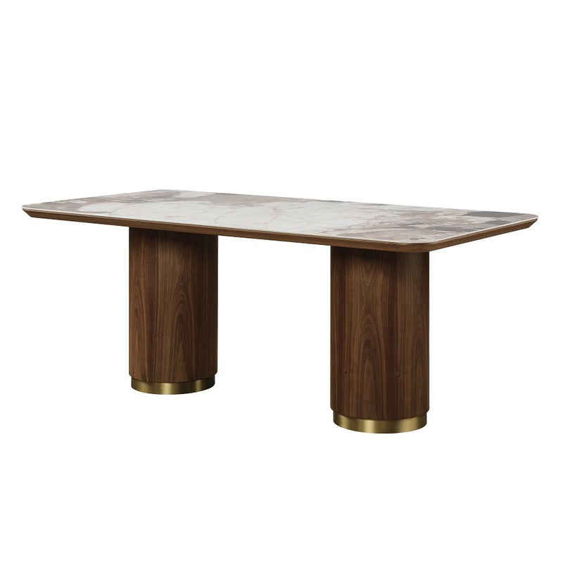 Willene - Dining Table With Ceramic Top - R&R Furniture Gallery (Fountain Valley, CA)