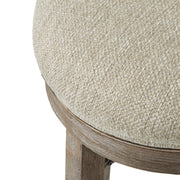 Swivel Counter Stool - Cream / Reclaimed Gray - R&R Furniture Gallery (Fountain Valley, CA)