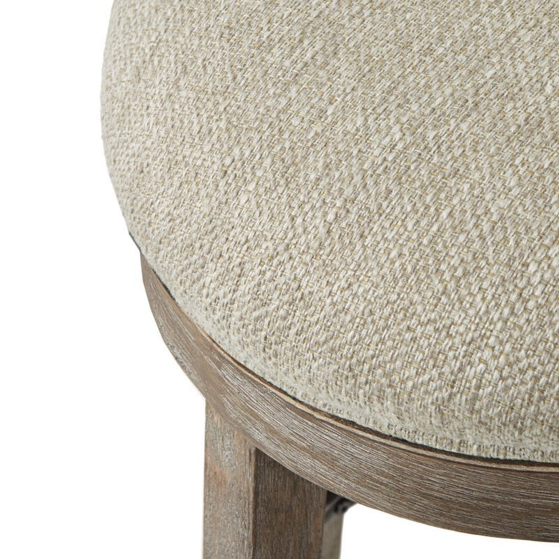 Swivel Counter Stool - Cream / Reclaimed Gray - R&R Furniture Gallery (Fountain Valley, CA)