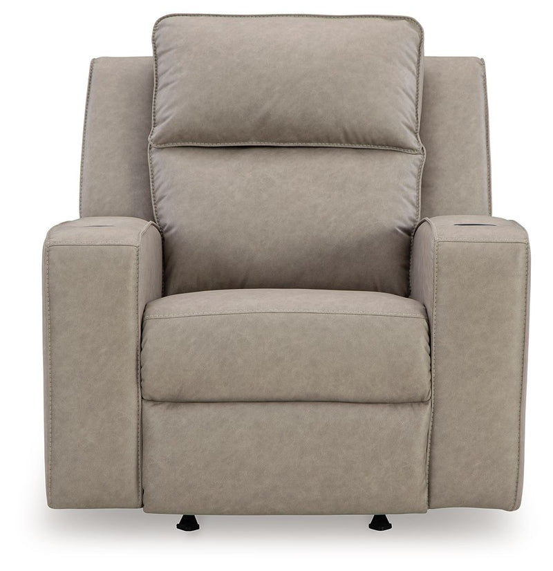 Lavenhorne - Rocker Recliner - Pebble - R&R Furniture Gallery (Fountain Valley, CA)