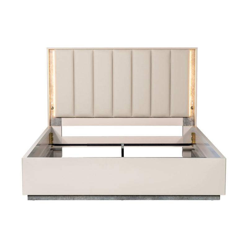 Pavira - Bed With LED Lights - R&R Furniture Gallery (Fountain Valley, CA)
