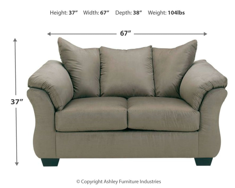 Darcy - Stationary Loveseat - R&R Furniture Gallery (Fountain Valley, CA)