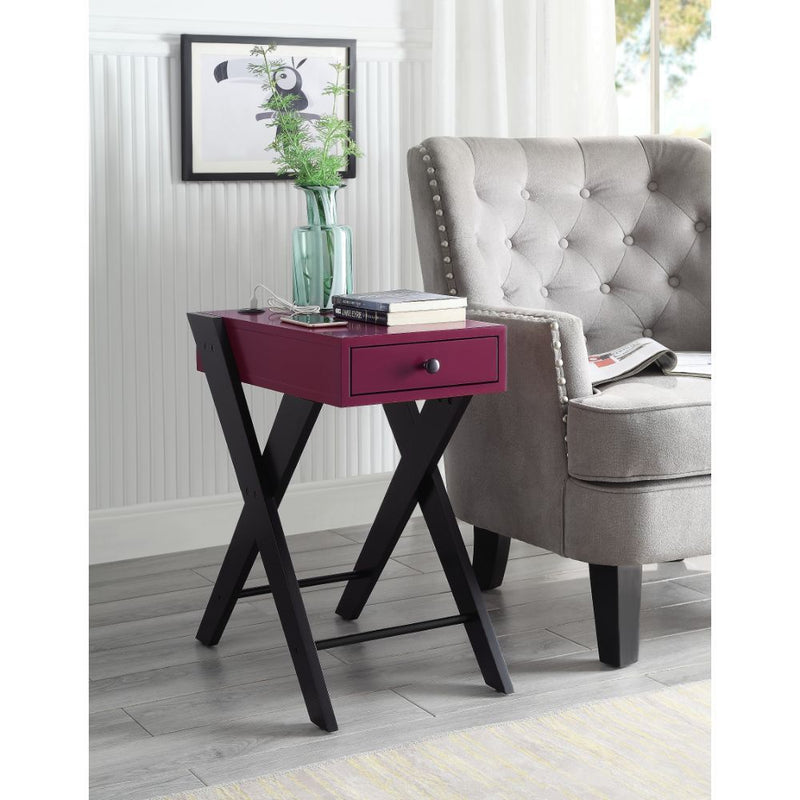 Fierce - Accent Table (USB Charging Dock) - R&R Furniture Gallery (Fountain Valley, CA)