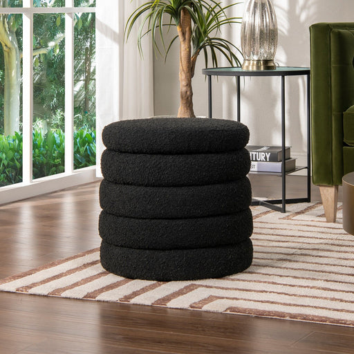 Fuji - Oversized Round Storage Ottoman - R&R Furniture Gallery (Fountain Valley, CA)