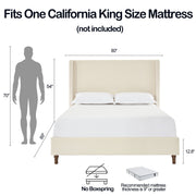 Harper - Tall Headboard Upholstered Bed - R&R Furniture Gallery (Fountain Valley, CA)