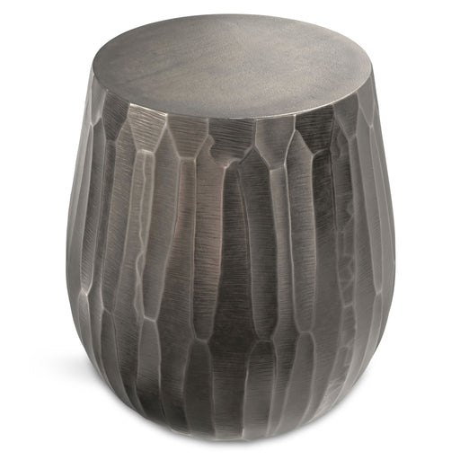 Nellie - Cast Aluminum Side Table - Black - R&R Furniture Gallery (Fountain Valley, CA)