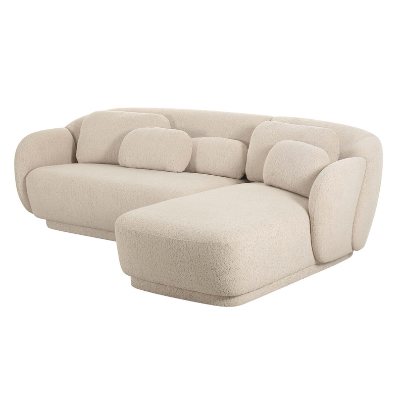 Misty - Boucle Sectional - R&R Furniture Gallery (Fountain Valley, CA)
