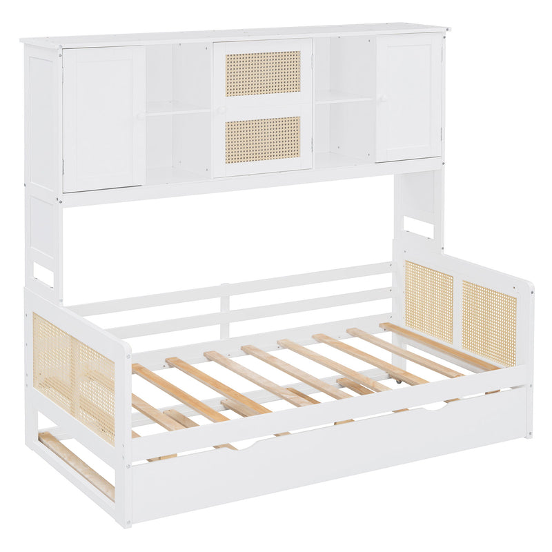 Daybed And All In One Cabinet And Shelf - R&R Furniture Gallery (Fountain Valley, CA)