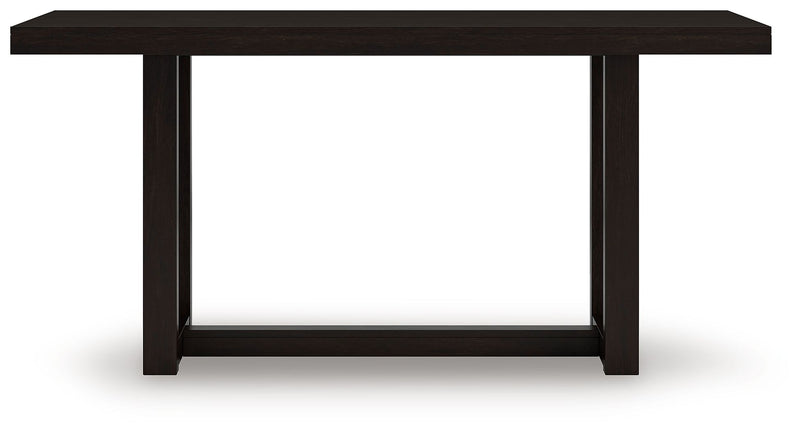 Neymorton - Rectangular Dining Room Counter Table - Dark Grayish Brown - R&R Furniture Gallery (Fountain Valley, CA)