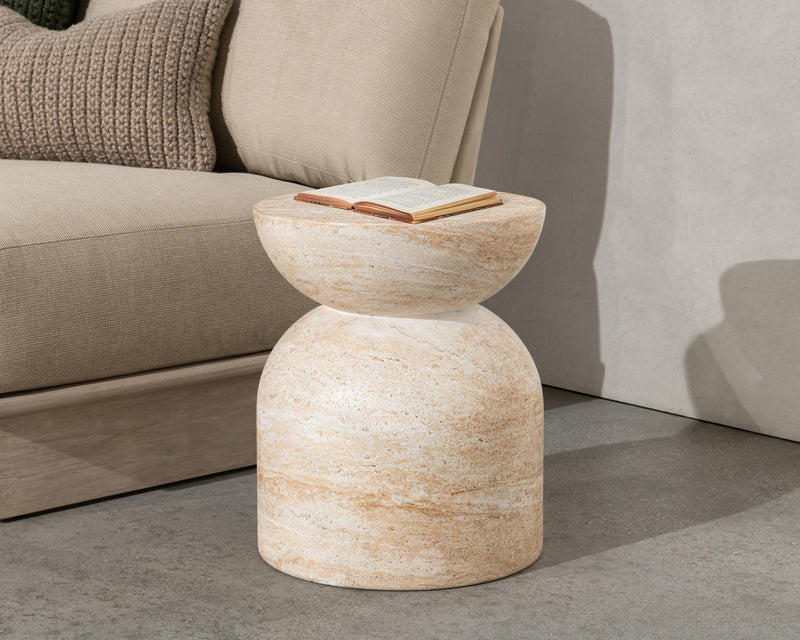Ridgewood - Outdoor Stool / Table - Beige - R&R Furniture Gallery (Fountain Valley, CA)