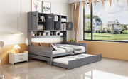 Daybed With All-In-One Cabinet And Shelf - R&R Furniture Gallery (Fountain Valley, CA)