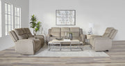Penfield - Power Zero G Console Loveseat With Heat, Massage & Speaker P3 - Frappe - R&R Furniture Gallery (Fountain Valley, CA)