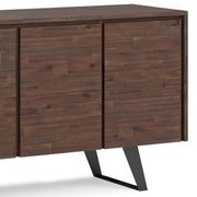 Lowry - Large 4 Door Sideboard Buffet - Distressed Charcoal Brown - R&R Furniture Gallery (Fountain Valley, CA)