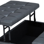 Harrison - Upholstered Coffee Table Storage Ottoman - R&R Furniture Gallery (Fountain Valley, CA)