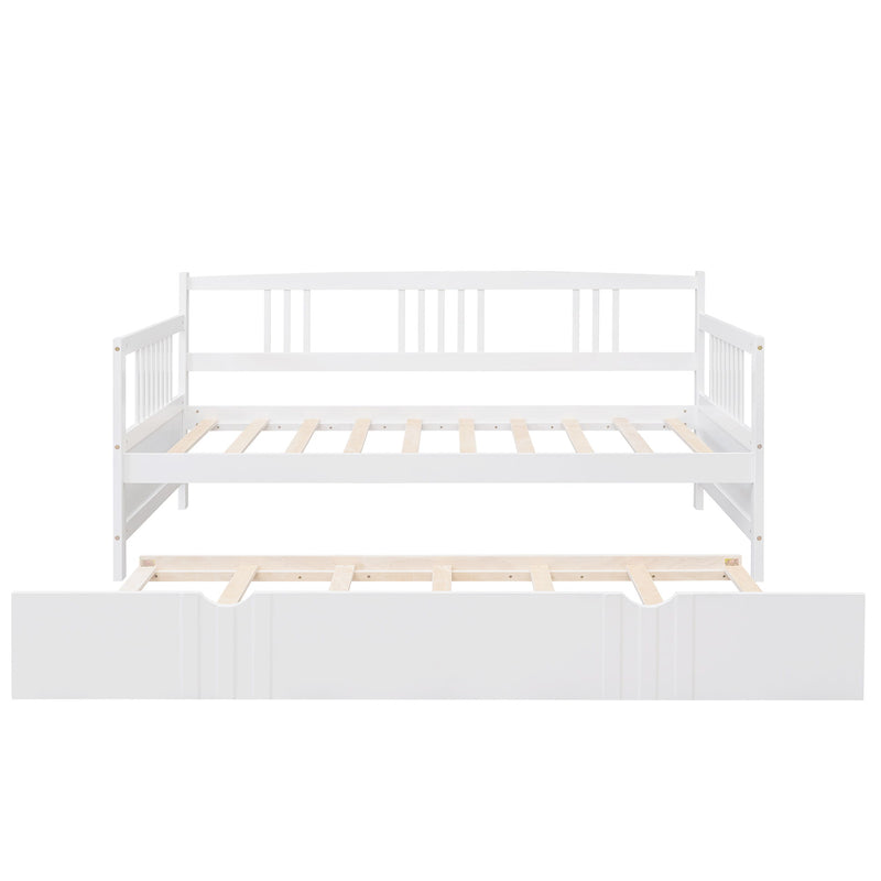 Modern DreamHaus multifunctional daybed with built-in storage drawers in a sleek design, perfect for contemporary bedrooms.