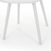 Set of two Noble House Lily Chairs with modern design, featuring upholstered seats and sleek wooden legs.