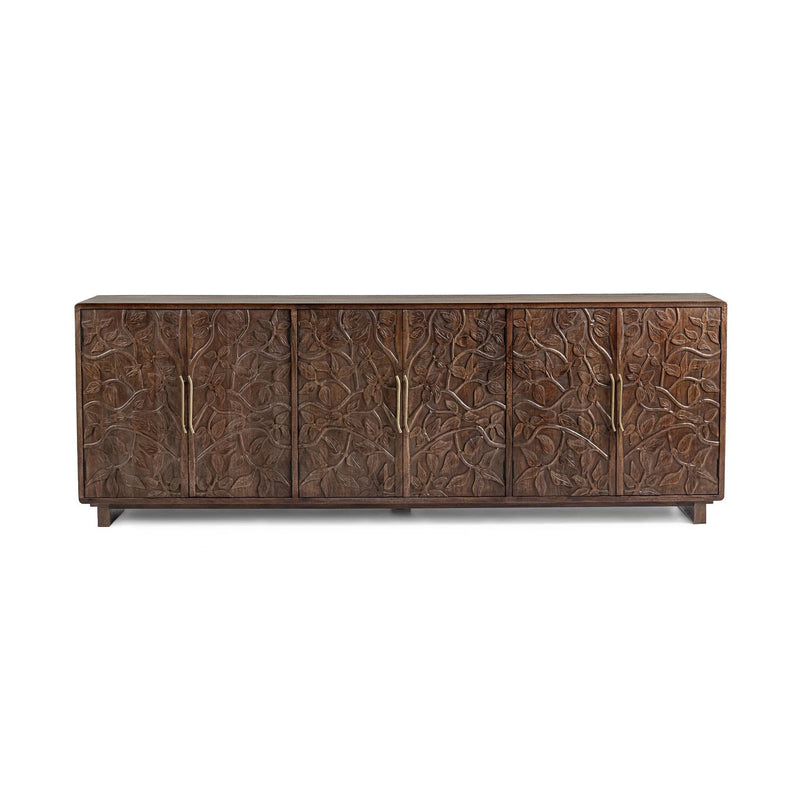 Albero - 6 Door Cabinet - Kona Brown
