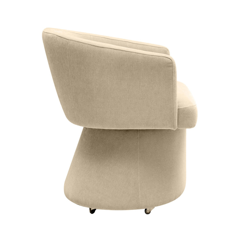 Kristen - Upcycled Chenille Rolling Desk Chair - R&R Furniture Gallery (Fountain Valley, CA)